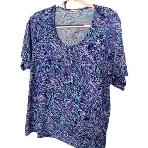 Allison Daley Embellished Short Sleeve